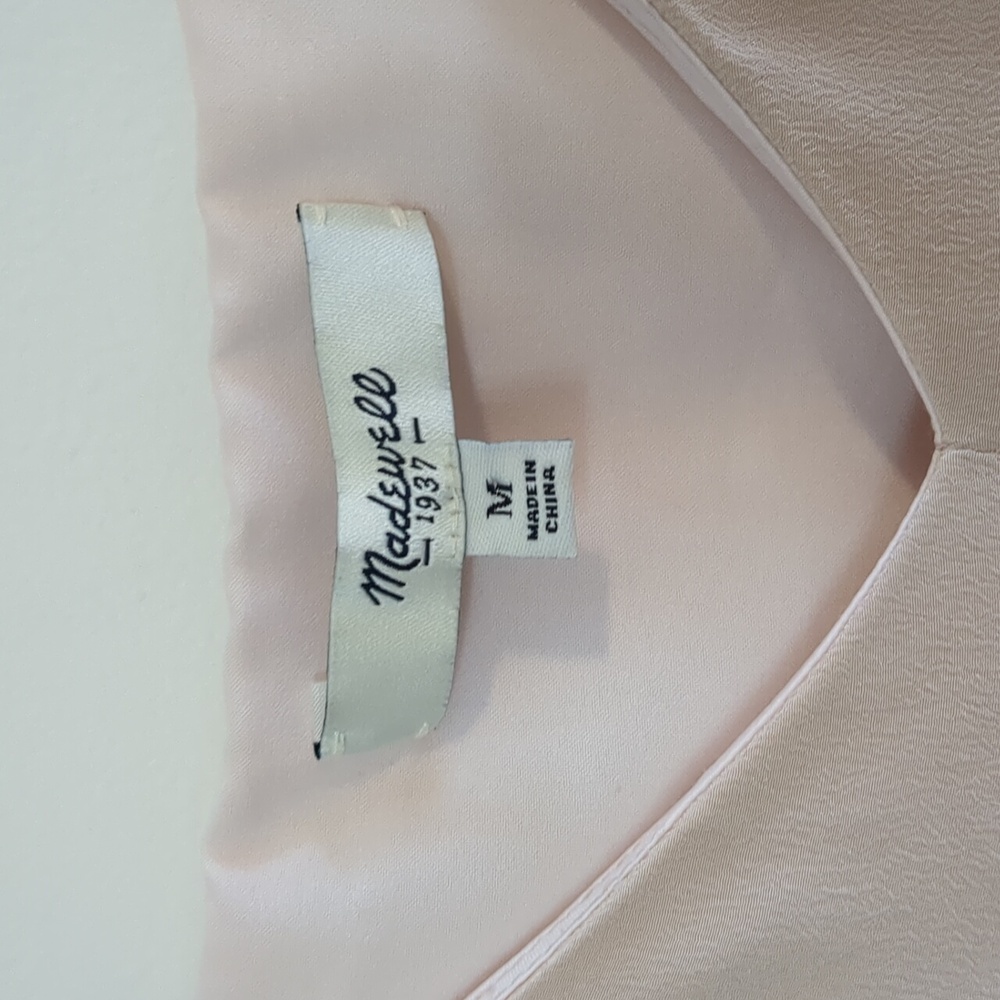 Madewell silk midi dress Sz M - Picture 6 of 7
